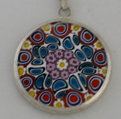 Murano Pendant ( 0.75 x 0.75 in.) # 08 - Click Image to Close